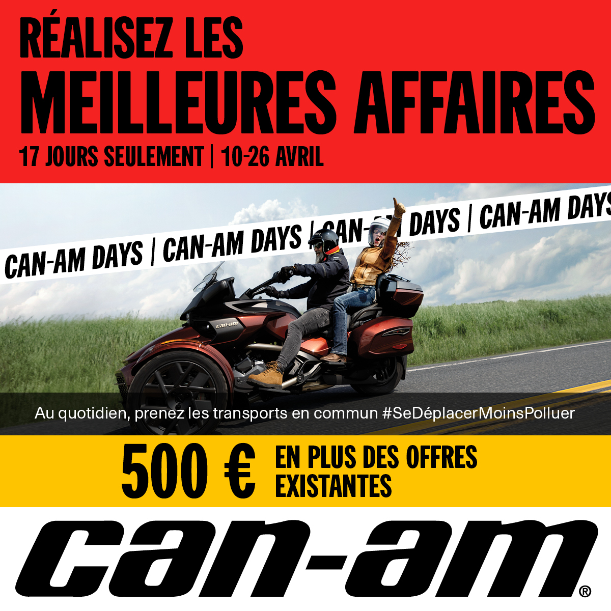 Les Can-Am Days arrivent !